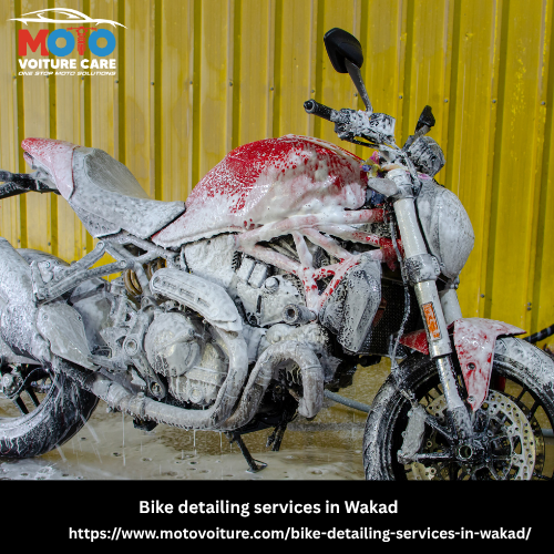 Bike detailing services in Wakad